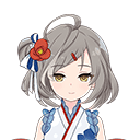 佐々木藍/夏彩の浴衣