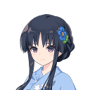 白井夢結/星花の浴衣